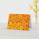 Carte Oranges (Fleur jaune)