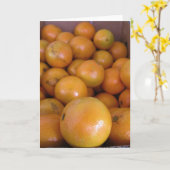 Carte Oranges 1 (Fleur jaune)