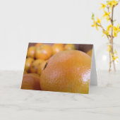 Carte Oranges 2 (Fleur jaune)