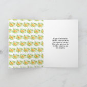 Carte Oranges Citrus Anniversaire (Intérieur)