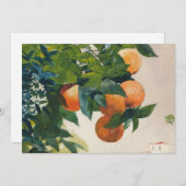 Carte Oranges sur une branche | Winslow Homer (Devant / Derrière)