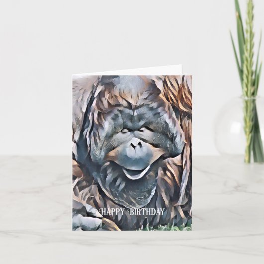 CARTE ORANGUTAN (Devant)