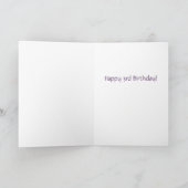 Carte Orbite autour du soleil pour le 3e anniversaire (Intérieur)