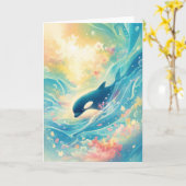 Carte Orca Guardian de Deep Deep (Fleur jaune)
