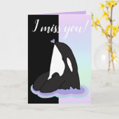 Carte Orca Killer Whale (Fleur jaune)