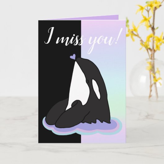 Carte Orca Killer Whale (Fleur jaune)