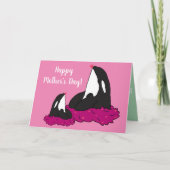 Carte Orca Killer Whale Mothers Day (Devant)