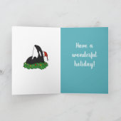 Carte Orca Noël (Intérieur)