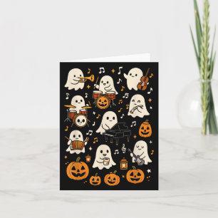 Carte Orchestre d'Enseignant de Musique Chemise, Hallowe