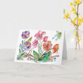 Carte Orchid 15a (Fleur jaune)