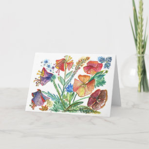 Carte Orchidée11blanche