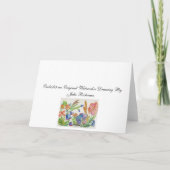 Carte Orchidée13 (Dos)