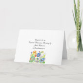 Carte Orchidée 16 (Dos)