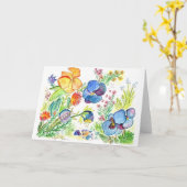 Carte Orchidée 16 (Fleur jaune)