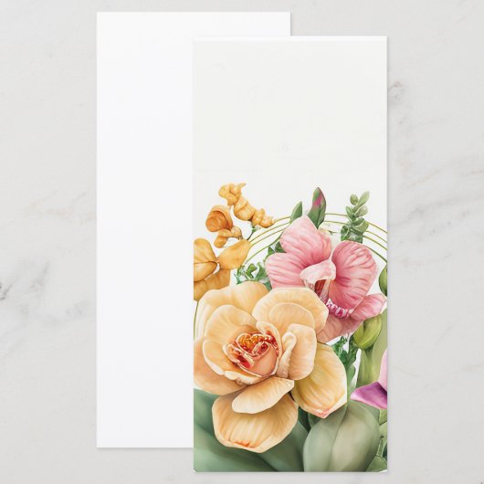 Carte Orchidée Blast  (Devant / Derrière)