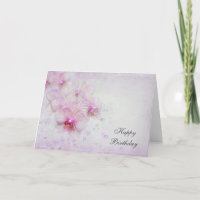 Orchidée d'anniversaire et perles