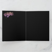 Carte Orchidée Ipanema ombre sur un arrière - plan sombr (Intérieur)