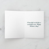 Carte Orchidée peinte par la mère (Intérieur)