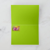 Carte Orchidée rose et blanche (Intérieur)