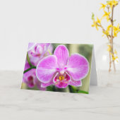Carte Orchidée violette dit Hi (Fleur jaune)