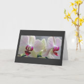 Carte Orchidées #2 (Fleur jaune)