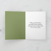 Carte Orchidées blanches et bambou pour condoléances (Intérieur)