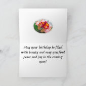 Carte Orchidées d'anniversaire (Intérieur)