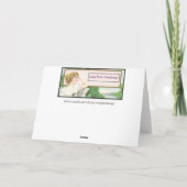 Carte Orchidées de blanc de joyeux anniversaire (Dos)