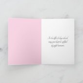 Carte Orchidées de sympathie avec reflets d'eau (Intérieur)