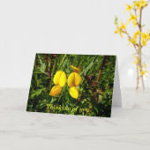 Carte Orchidées jaune sauvage (Fleur jaune)