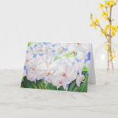 Carte Orchidées Phalaenopsis (Fleur jaune)