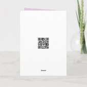 Carte Orchidées roses de sympathie (Dos)