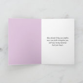 Carte Orchidées roses de sympathie (Intérieur)