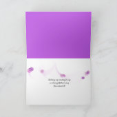 Carte orchidées sur des serviettes blanches avec de l'ét (Intérieur)