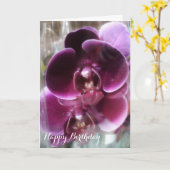 Carte Orchids de Dark Purple (Fleur jaune)