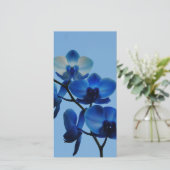 Carte Ordhidée bleue (Debout devant)