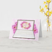 Carte Ordinateur Admin Pro Day Orchidées (Fleur jaune)