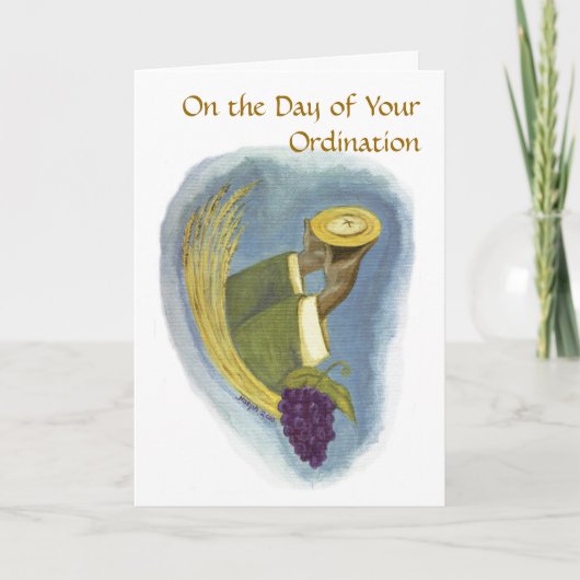 Carte Ordination à la prêtrise 01 (Devant)