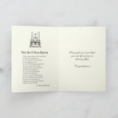 Carte Ordination de prêtre catholique religieux Jésus C (Intérieur)