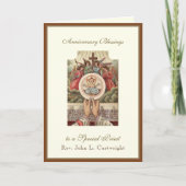 Carte Ordination du prêtre Anniversaire Traditionnel Cat (Devant)