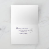 Carte Ordination, Félicitations Chalice, Rosaire (Intérieur)