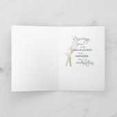 Carte Ordination Félicitations, Lys & Cross (Intérieur)