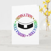 Carte Ordination - Ordre Saint (Fleur jaune)