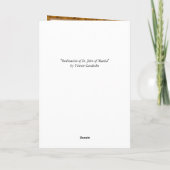 Carte Ordinations de prières de masse offertes par un pr (Dos)