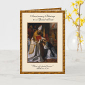 Carte Ordinations de prières de masse offertes par un pr (Fleur jaune)