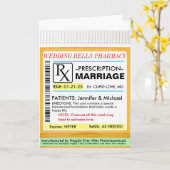 Carte Ordonnance de mariage (Fleur jaune)