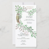 Carte Ordre de service, Woodland (Dos)