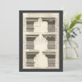 Carte Ordres d'architecture, Entablatures Vintages (Debout devant)