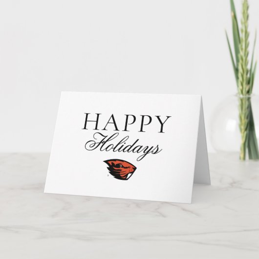 Carte Oregon State Beavers | Tête de castor (Devant)