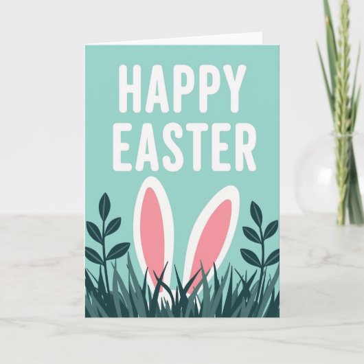 Carte Oreilles de Lapin Amical (Devant)